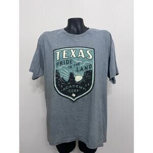 Spectra USA‎ Apparel Texas “Pride in the Land” T-Shirt Sz L Lone Star Casual